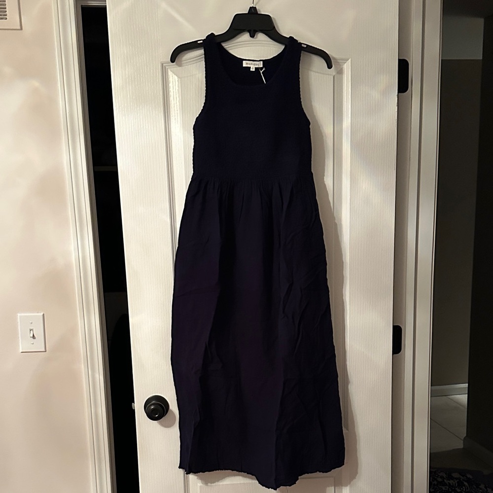 Sleeveless Navy Maxi Dress - Casual Everyday Style